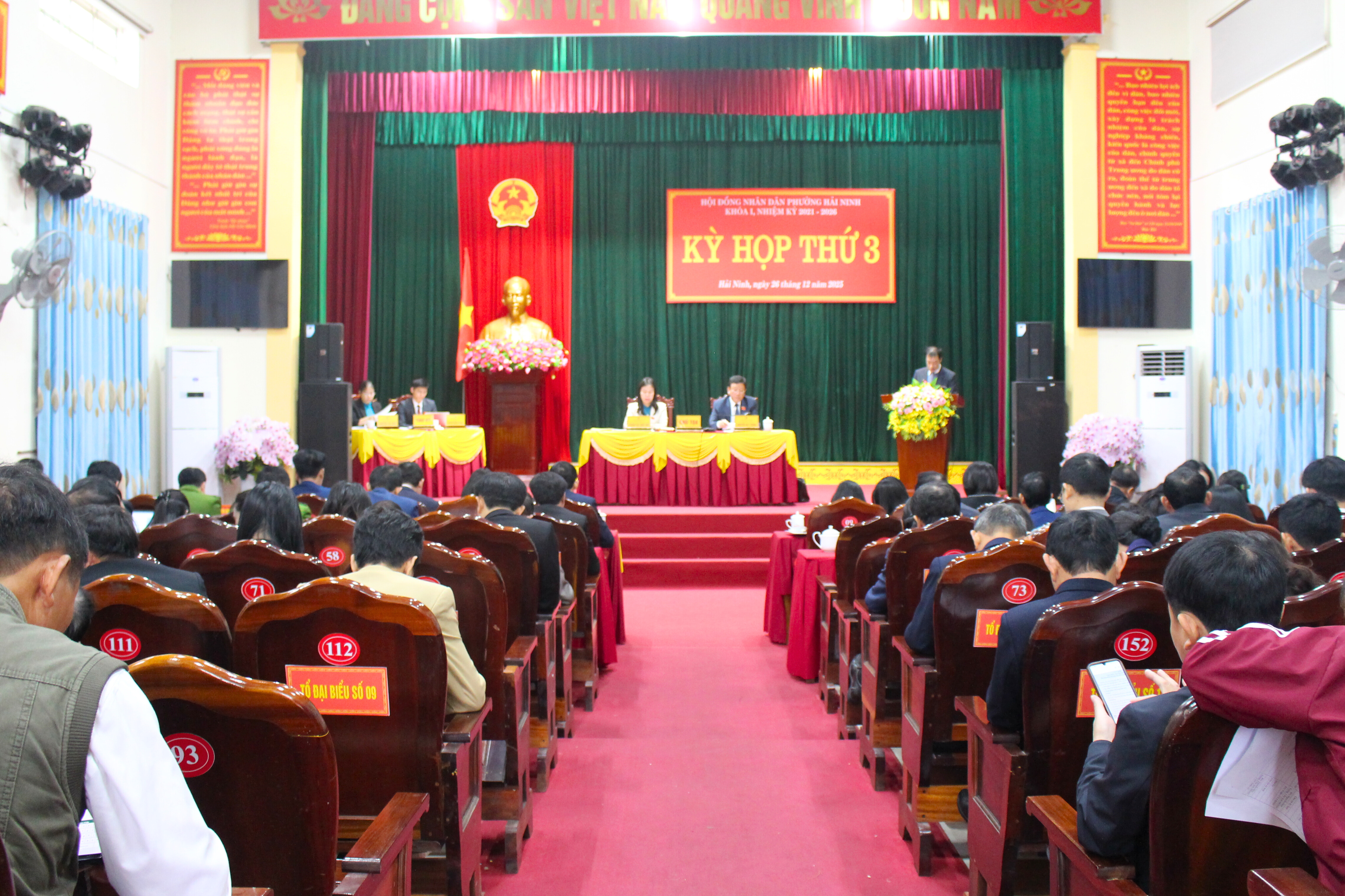 Phiên trả lời chất vấn và Bế mạc Kỳ họp HĐND thứ 3 phường Hải Ninh, nhiệm kỳ 2021-2026