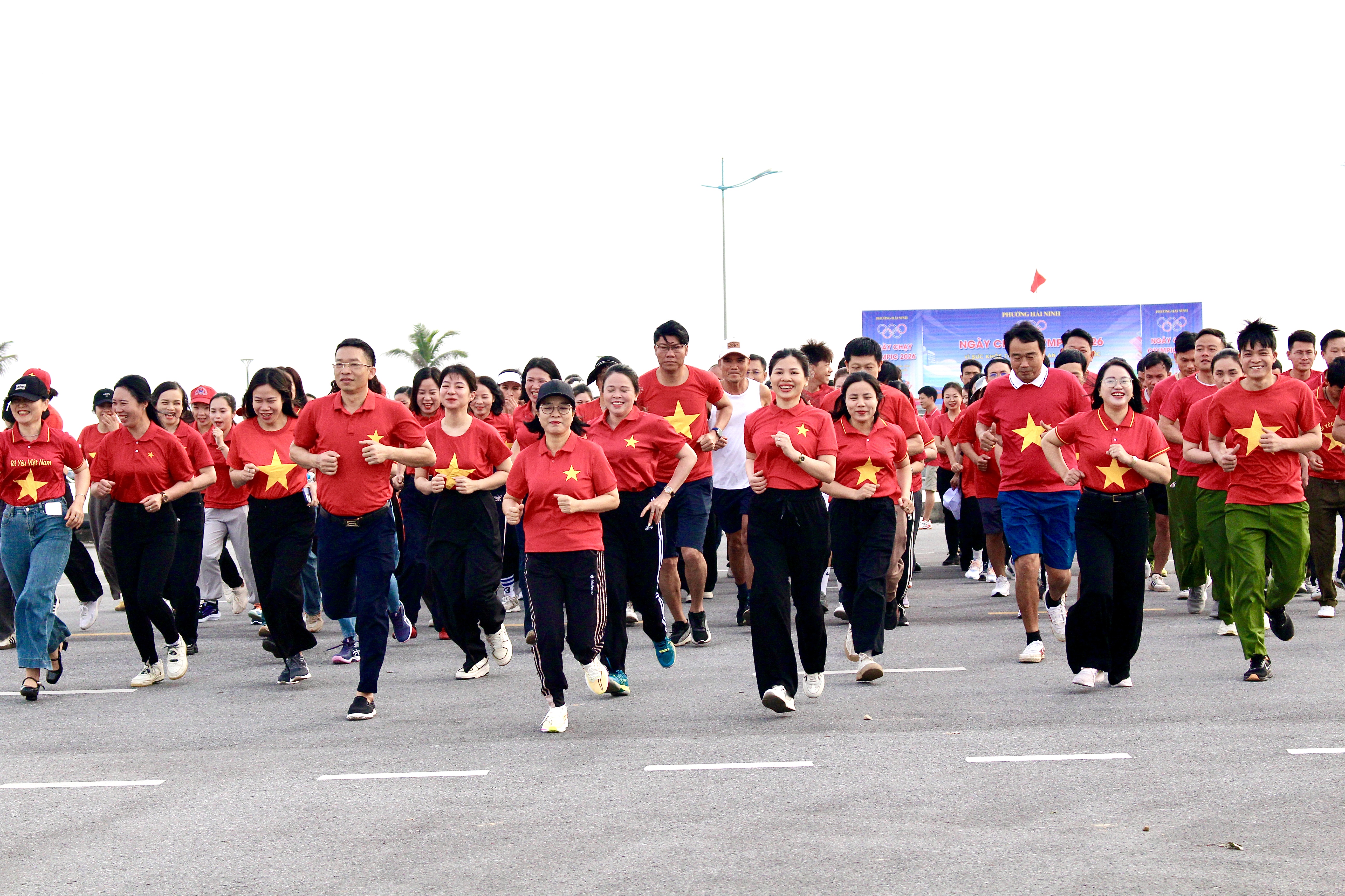  Phường Hải Ninh phát động hưởng ứng Ngày chạy Olympic vì sức khỏe toàn dân- Vì an ninh tổ quốc  năm 2026
