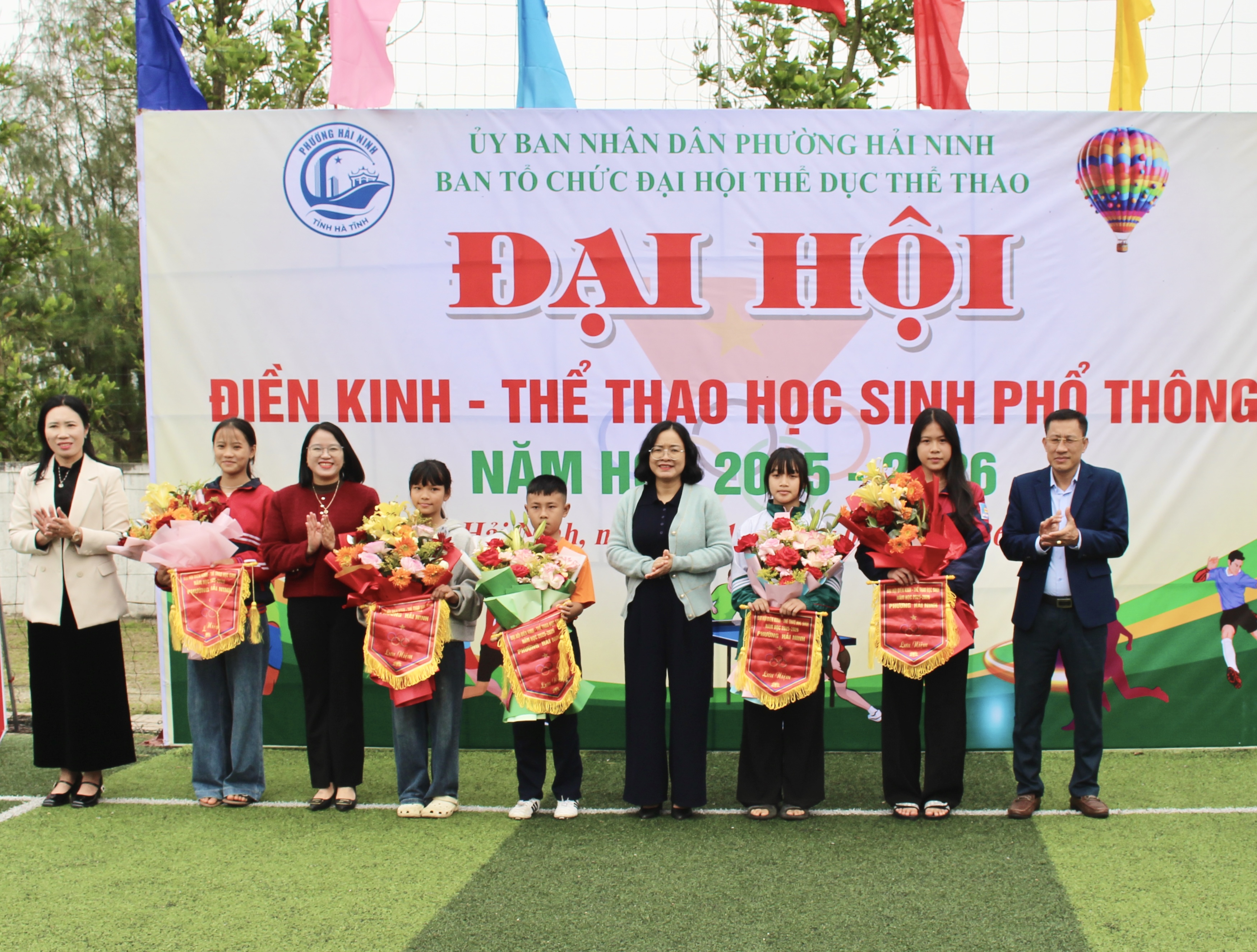 Sôi nổi Đại hội Điền kinh - Thể thao học sinh phổ thông phường Hải Ninh năm học 2025 - 2026
