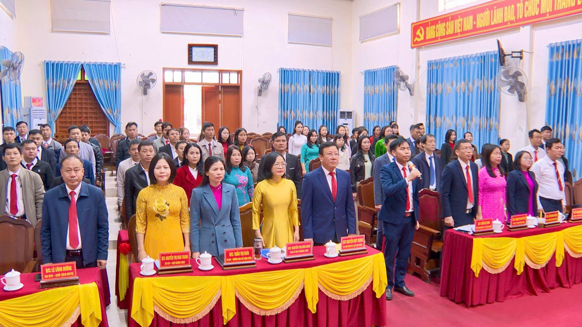 Đảng ủy - HĐND – UBND - UBMTTQ phường Hải Ninh lễ chào cờ tháng 1/2026