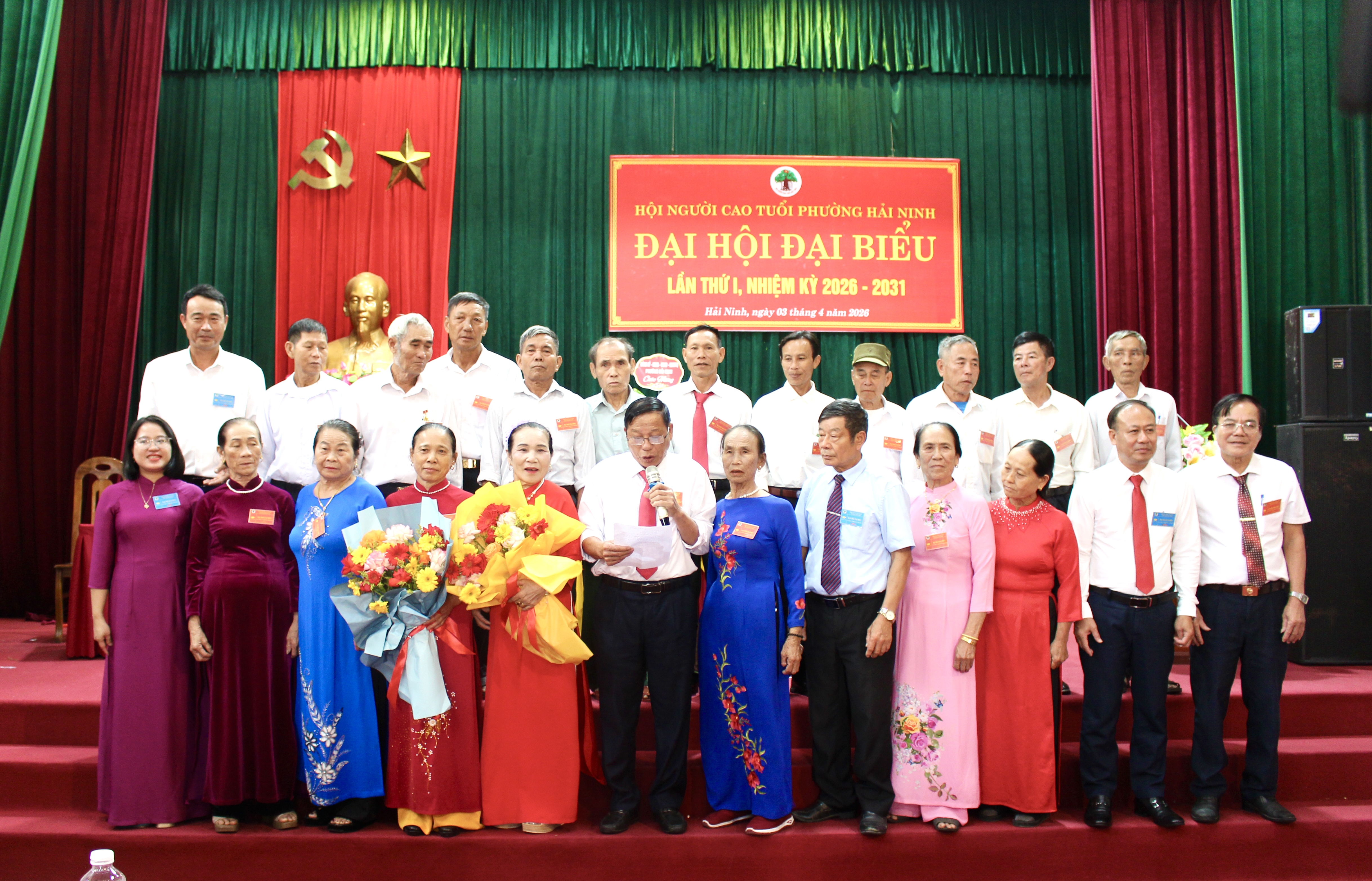 Đại hội Đại biểu Hội Người cao tuổi phường Hải Ninh nhiệm kỳ 2026 – 2031 thành công tốt đẹp