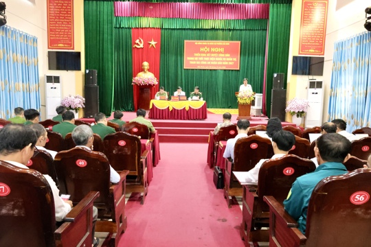Phường Hải Ninh hội nghị triển khai xét duyệt công dân trong độ tuổi thực hiện nghĩa vụ quân sự, nghĩa vụ tham gia Công an nhân dân năm 2027. 