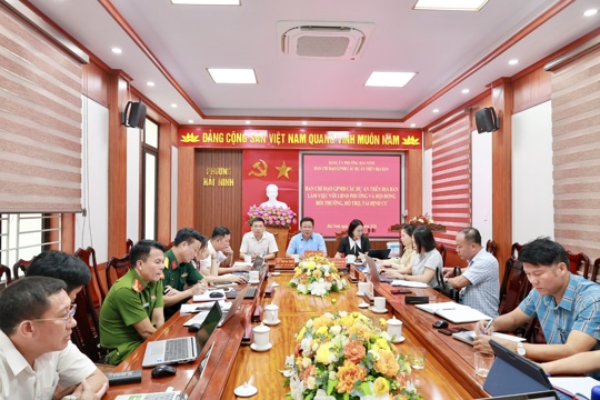 Phường Hải Ninh họp đánh giá tiến độ giải phóng mặt bằng các dự án trọng điểm 
