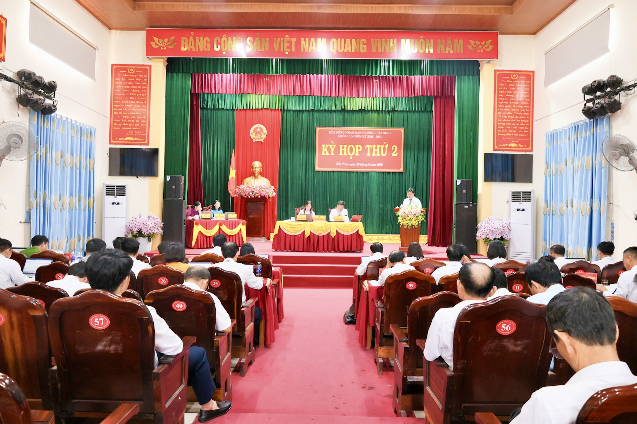 Phường Hải Ninh khai mạc Kỳ họp thứ 2 HĐND phường khóa II, nhiệm kỳ 2026 – 2031