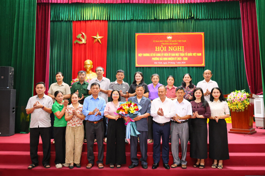 Phường Hải Ninh tổ chức Hội nghị hiệp thương cử bổ sung Ủy viên Ủy ban MTTQ Việt Nam phường nhiệm kỳ 2025 – 2030