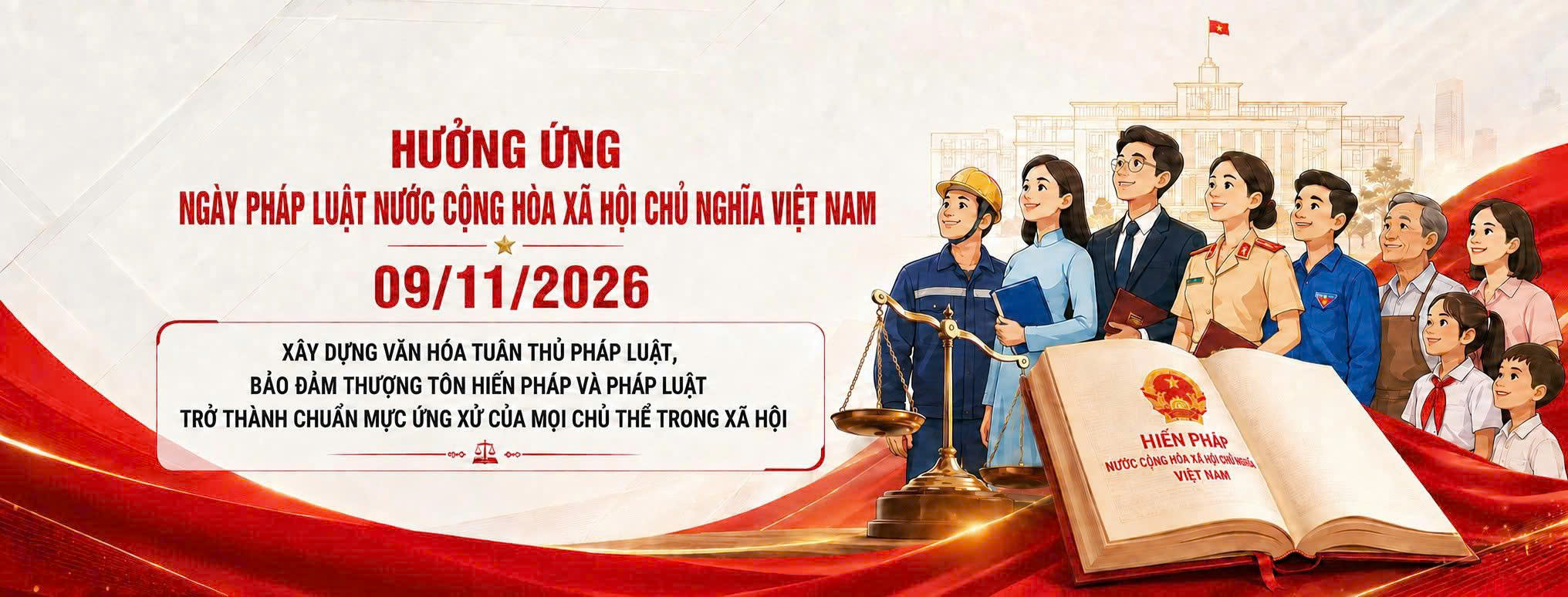 Ủy ban nhân dân phường Hải Ninh ban hành Kế hoạch tổ chức thực hiện Ngày Pháp luật nước Cộng hòa xã hội chủ nghĩa Việt Nam năm 2026