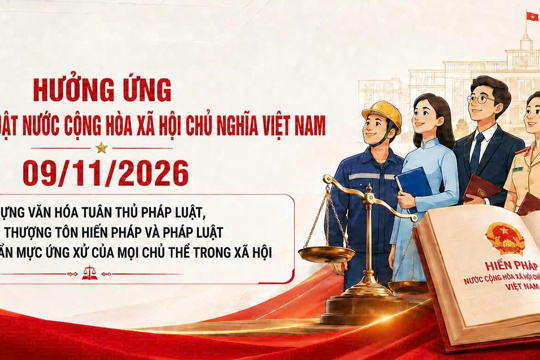 Ủy ban nhân dân phường Hải Ninh ban hành Kế hoạch tổ chức thực hiện Ngày Pháp luật nước Cộng hòa xã hội chủ nghĩa Việt Nam năm 2026