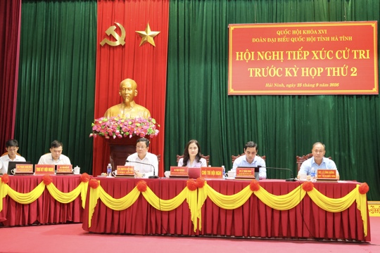 Hội nghị tiếp xúc cử tri với đại biểu Quốc hội trước Kỳ họp thứ 2,  Quốc hội khoá XVI