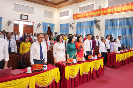 Phường Hải Ninh tổ chức Lễ chào cờ tháng 8, triển khai nhiệm vụ trọng tâm
