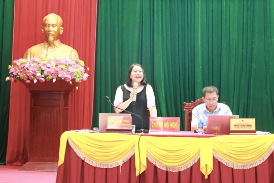 UBND phường Hải Ninh lấy ý kiến về Đề án sắp xếp các cơ sở giáo dục công lập trên địa bàn. 