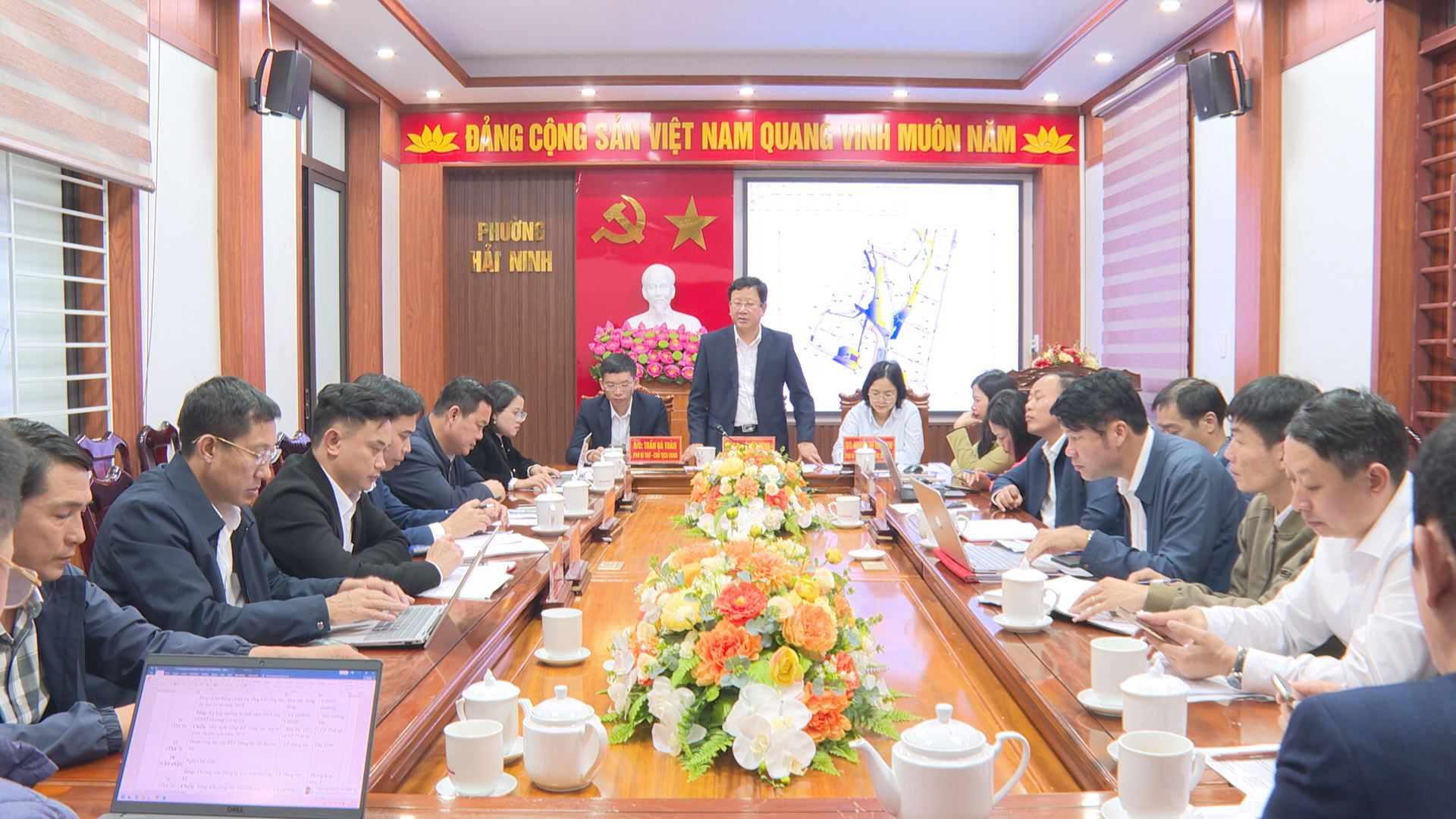 Hội nghị nghe và cho ý kiến về kế hoạch triển khai Dự án Nghĩa trang Kỳ Ninh thuộc TDP Tân Thành, phường Hải Ninh, tỉnh Hà Tĩnh 